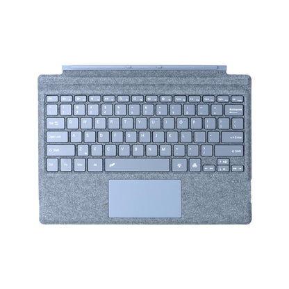 Velvet-Finish Ultra-Slim Wireless Bluetooth Magnetic Attachment Keyboard with Multicoloured Backlighting, For MicroSoft Surface Pro 3 / 4 / 5 / 6 / 7