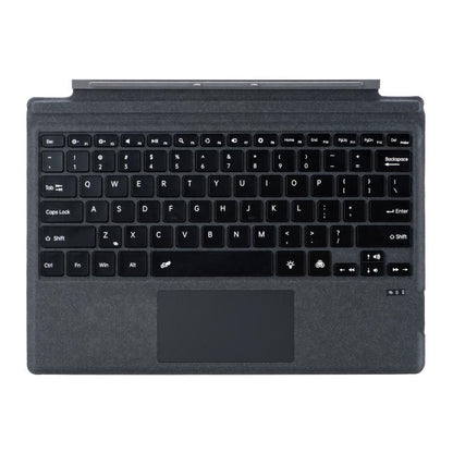 Velvet-Finish Ultra-Slim Wireless Bluetooth Magnetic Attachment Keyboard with Multicoloured Backlighting, For MicroSoft Surface Pro 3 / 4 / 5 / 6 / 7