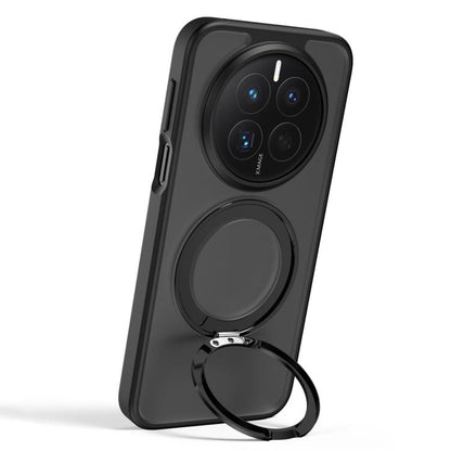Frosted Magnetic 360 Rotating Holder Phone Case, For Huawei Mate 80 Pro, For Huawei Mate 80