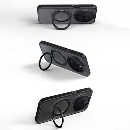 Frosted Magnetic 360 Rotating Holder Phone Case, For Huawei Mate 80 Pro, For Huawei Mate 80