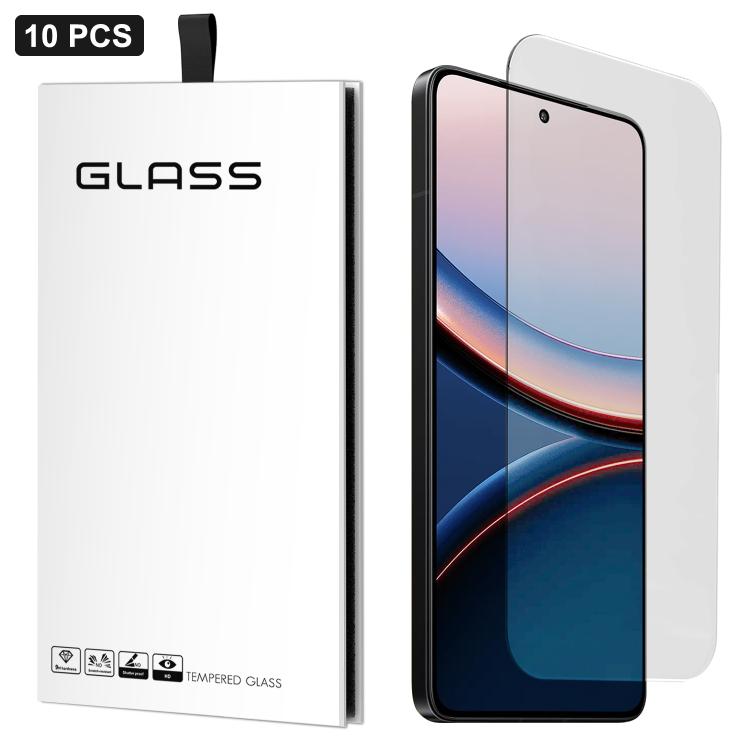 Curved clear tempered glass screen protector film with rounded 2.5D edges
