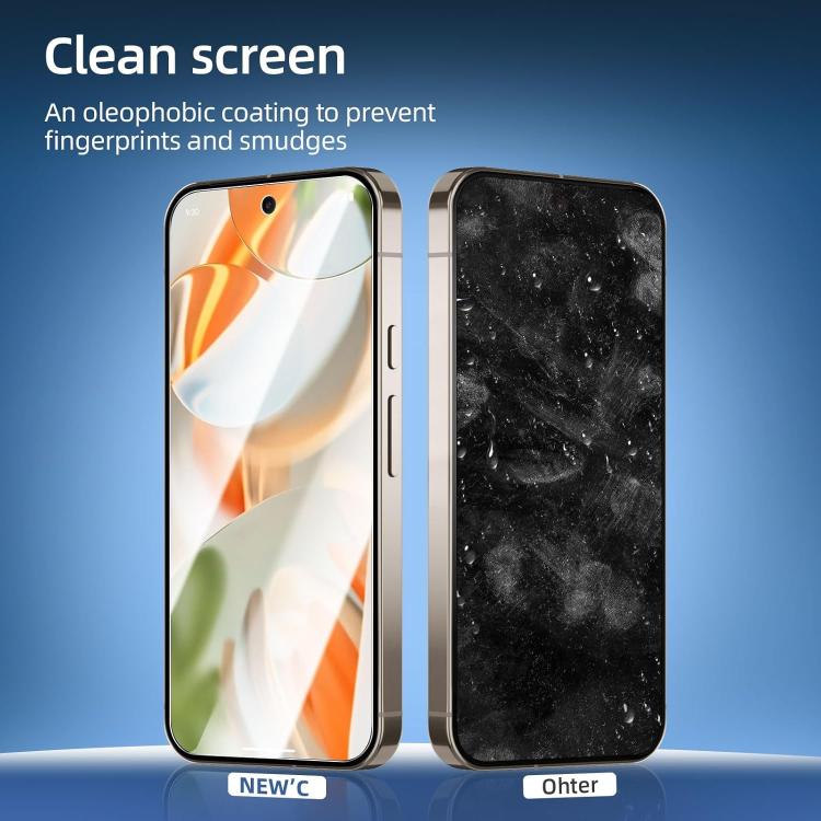 3D curved tempered glass screen protector film for phone, clear surface, dark border