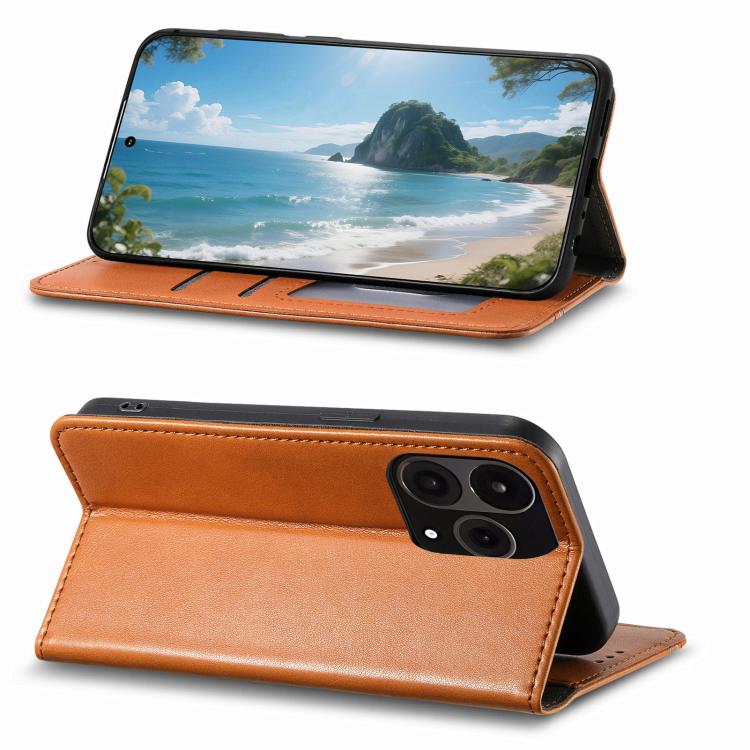 Elastic Wristband Magnetic Suction Leather Phone Case, For OnePlus 15