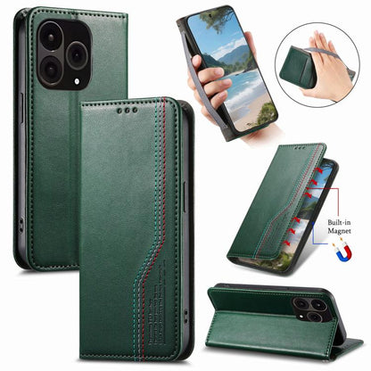 Elastic Wristband Magnetic Suction Leather Phone Case, For OnePlus 15