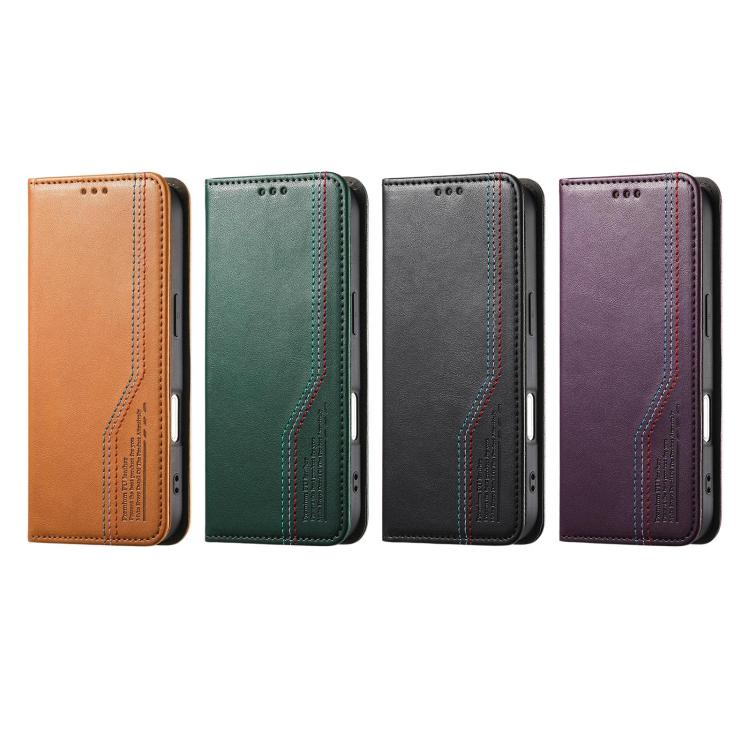 Elastic Wristband Magnetic Suction Leather Phone Case, For OnePlus 15