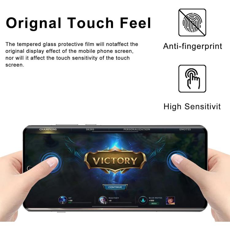 10pcs 0.18mm Ultra-Thin Ultrasonic HD Screen-Printed High-Aluminium Thick-Gel Tempered Glass Film, For OnePlus ACE 6, For OnePlus 15