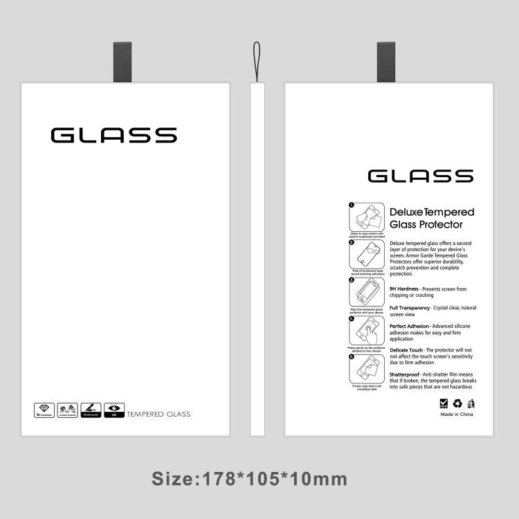 10pcs 0.18mm Ultra-Thin Ultrasonic HD Screen-Printed High-Aluminium Thick-Gel Tempered Glass Film, For OnePlus ACE 6, For OnePlus 15