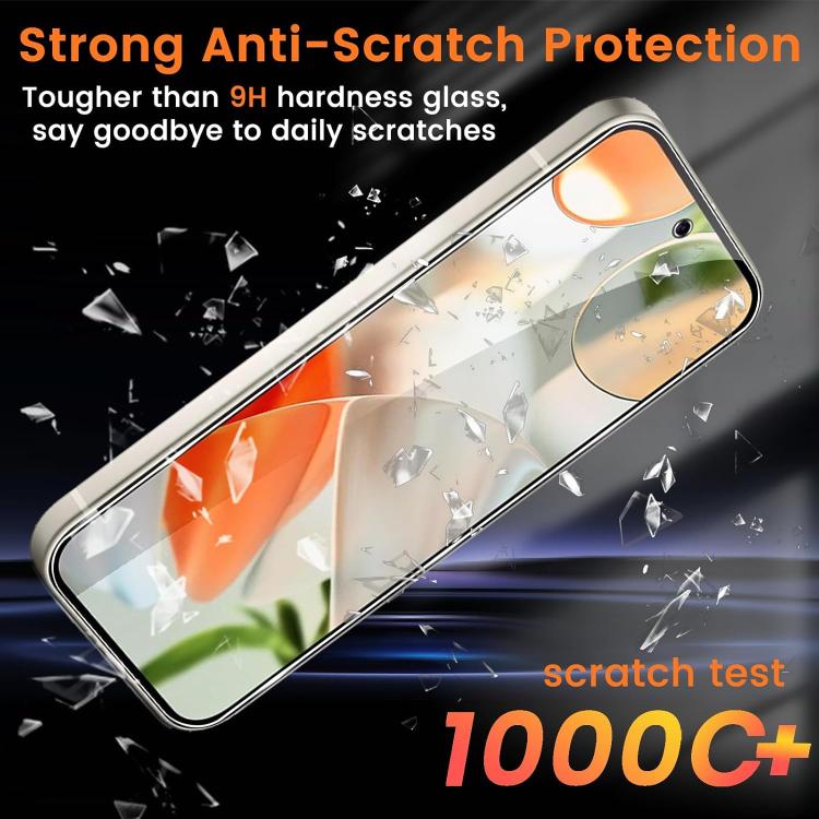 10pcs 0.18mm Ultra-Thin Ultrasonic HD Screen-Printed High-Aluminium Thick-Gel Tempered Glass Film, For Google Pixel 10 Pro XL, For Google Pixel 10 Pro, For Google Pixel 10, For Google Pixel 9 Pro XL, For Google Pixel 9 Pro, For Google Pixel 9