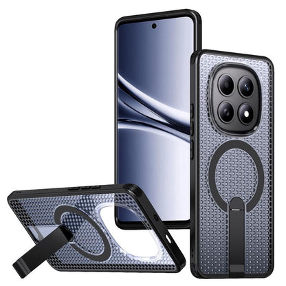 Kalebol Honeycomb Cooling MagSafe Holder Phone Case, For Xiaomi 17T Pro 5G, For Xiaomi 17T 5G, For Redmi Note 15 Pro 4G Global 163.2mm, For Xiaomi 17 Pro Max, For Redmi Note 15+ 5G Global 163.3mm, For Redmi Note 15 Pro 5G Global 163.6mm, For Xiaomi 17 ...