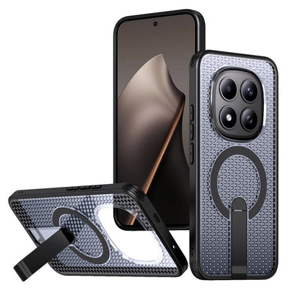 Kalebol Honeycomb Cooling MagSafe Holder Phone Case, For Xiaomi 17T Pro 5G, For Xiaomi 17T 5G, For Redmi Note 15 Pro 4G Global 163.2mm, For Xiaomi 17 Pro Max, For Redmi Note 15+ 5G Global 163.3mm, For Redmi Note 15 Pro 5G Global 163.6mm, For Xiaomi 17 ...