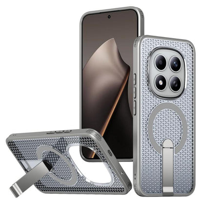 Kalebol Honeycomb Cooling MagSafe Holder Phone Case, For Xiaomi 17T Pro 5G, For Xiaomi 17T 5G, For Redmi Note 15 Pro 4G Global 163.2mm, For Xiaomi 17 Pro Max, For Redmi Note 15+ 5G Global 163.3mm, For Redmi Note 15 Pro 5G Global 163.6mm, For Xiaomi 17 ...