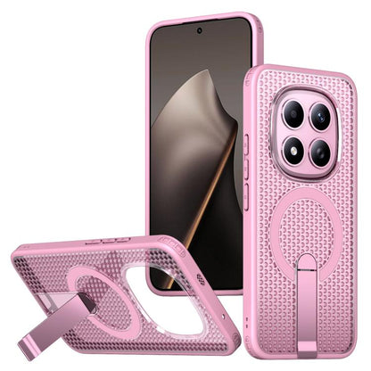 Kalebol Honeycomb Cooling MagSafe Holder Phone Case, For Xiaomi 17T Pro 5G, For Xiaomi 17T 5G, For Redmi Note 15 Pro 4G Global 163.2mm, For Xiaomi 17 Pro Max, For Redmi Note 15+ 5G Global 163.3mm, For Redmi Note 15 Pro 5G Global 163.6mm, For Xiaomi 17 ...