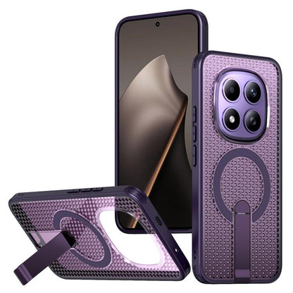 Kalebol Honeycomb Cooling MagSafe Holder Phone Case, For Xiaomi 17T Pro 5G, For Xiaomi 17T 5G, For Redmi Note 15 Pro 4G Global 163.2mm, For Xiaomi 17 Pro Max, For Redmi Note 15+ 5G Global 163.3mm, For Redmi Note 15 Pro 5G Global 163.6mm, For Xiaomi 17 ...