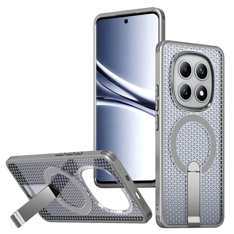 Kalebol Honeycomb Cooling MagSafe Holder Phone Case, For Xiaomi 17T Pro 5G, For Xiaomi 17T 5G, For Redmi Note 15 Pro 4G Global 163.2mm, For Xiaomi 17 Pro Max, For Redmi Note 15+ 5G Global 163.3mm, For Redmi Note 15 Pro 5G Global 163.6mm, For Xiaomi 17 ...