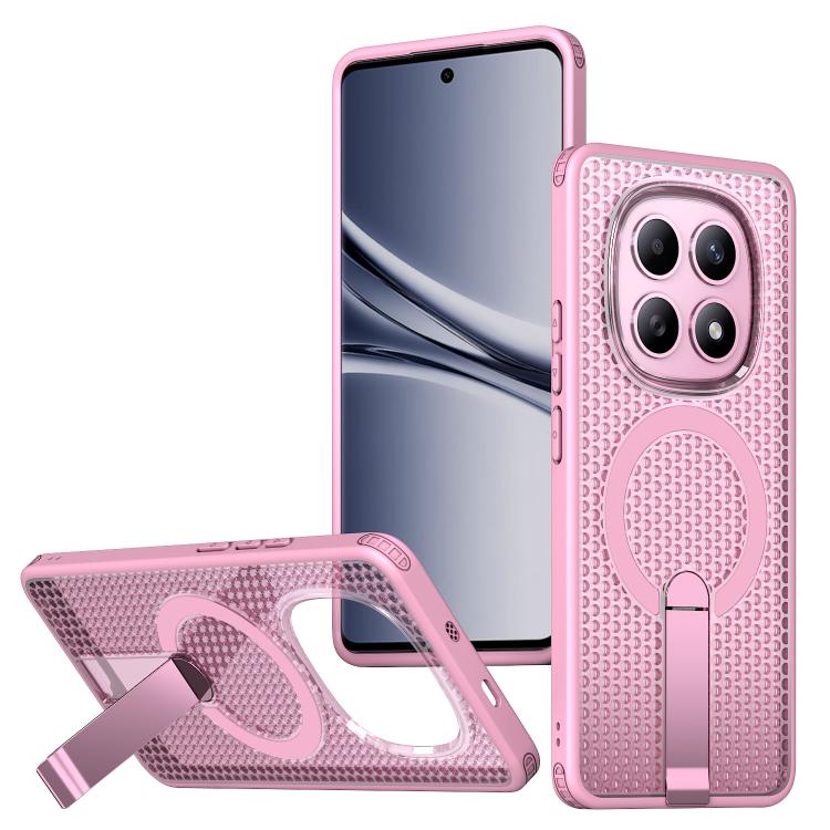 Kalebol Honeycomb Cooling MagSafe Holder Phone Case, For Xiaomi 17T Pro 5G, For Xiaomi 17T 5G, For Redmi Note 15 Pro 4G Global 163.2mm, For Xiaomi 17 Pro Max, For Redmi Note 15+ 5G Global 163.3mm, For Redmi Note 15 Pro 5G Global 163.6mm, For Xiaomi 17 ...