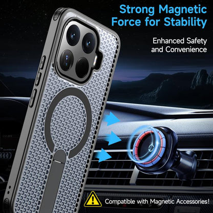Kalebol Honeycomb Cooling MagSafe Holder Phone Case, For Xiaomi 17T Pro 5G, For Xiaomi 17T 5G, For Redmi Note 15 Pro 4G Global 163.2mm, For Xiaomi 17 Pro Max, For Redmi Note 15+ 5G Global 163.3mm, For Redmi Note 15 Pro 5G Global 163.6mm, For Xiaomi 17 ...