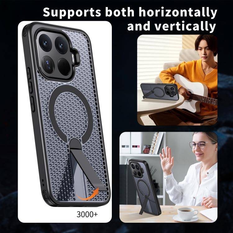 Kalebol Honeycomb Cooling MagSafe Holder Phone Case, For Xiaomi 17T Pro 5G, For Xiaomi 17T 5G, For Redmi Note 15 Pro 4G Global 163.2mm, For Xiaomi 17 Pro Max, For Redmi Note 15+ 5G Global 163.3mm, For Redmi Note 15 Pro 5G Global 163.6mm, For Xiaomi 17 ...