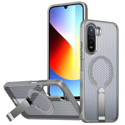 Kalebol Honeycomb Cooling MagSafe Holder Phone Case, For Xiaomi 17T Pro 5G, For Xiaomi 17T 5G, For Redmi Note 15 Pro 4G Global 163.2mm, For Xiaomi 17 Pro Max, For Redmi Note 15+ 5G Global 163.3mm, For Redmi Note 15 Pro 5G Global 163.6mm, For Xiaomi 17 ...