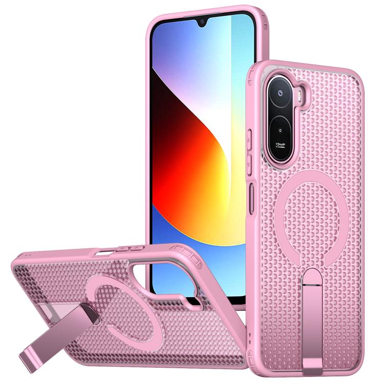 Kalebol Honeycomb Cooling MagSafe Holder Phone Case, For Xiaomi 17T Pro 5G, For Xiaomi 17T 5G, For Redmi Note 15 Pro 4G Global 163.2mm, For Xiaomi 17 Pro Max, For Redmi Note 15+ 5G Global 163.3mm, For Redmi Note 15 Pro 5G Global 163.6mm, For Xiaomi 17 ...