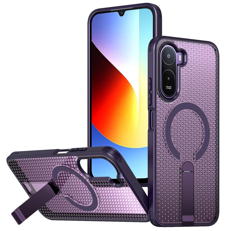 Kalebol Honeycomb Cooling MagSafe Holder Phone Case, For Xiaomi 17T Pro 5G, For Xiaomi 17T 5G, For Redmi Note 15 Pro 4G Global 163.2mm, For Xiaomi 17 Pro Max, For Redmi Note 15+ 5G Global 163.3mm, For Redmi Note 15 Pro 5G Global 163.6mm, For Xiaomi 17 ...