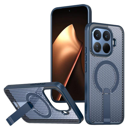 Kalebol Honeycomb Cooling MagSafe Holder Phone Case, For Xiaomi 17T Pro 5G, For Xiaomi 17T 5G, For Redmi Note 15 Pro 4G Global 163.2mm, For Xiaomi 17 Pro Max, For Redmi Note 15+ 5G Global 163.3mm, For Redmi Note 15 Pro 5G Global 163.6mm, For Xiaomi 17 ...
