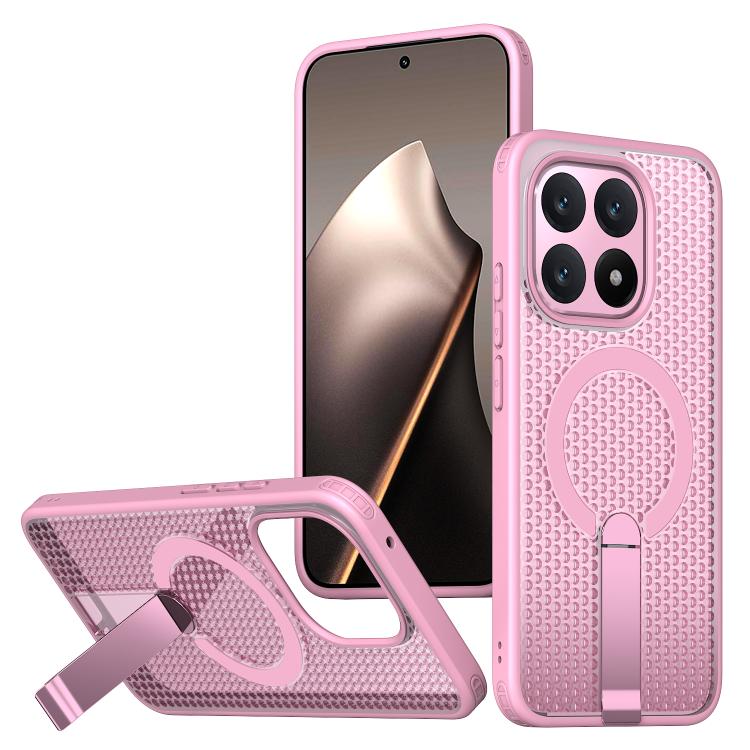 Kalebol Honeycomb Cooling MagSafe Holder Phone Case, For Xiaomi 17T Pro 5G, For Xiaomi 17T 5G, For Redmi Note 15 Pro 4G Global 163.2mm, For Xiaomi 17 Pro Max, For Redmi Note 15+ 5G Global 163.3mm, For Redmi Note 15 Pro 5G Global 163.6mm, For Xiaomi 17 ...