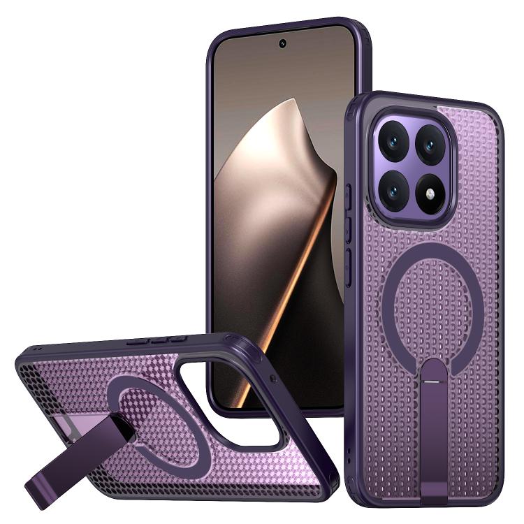 Kalebol Honeycomb Cooling MagSafe Holder Phone Case, For Xiaomi 17T Pro 5G, For Xiaomi 17T 5G, For Redmi Note 15 Pro 4G Global 163.2mm, For Xiaomi 17 Pro Max, For Redmi Note 15+ 5G Global 163.3mm, For Redmi Note 15 Pro 5G Global 163.6mm, For Xiaomi 17 ...