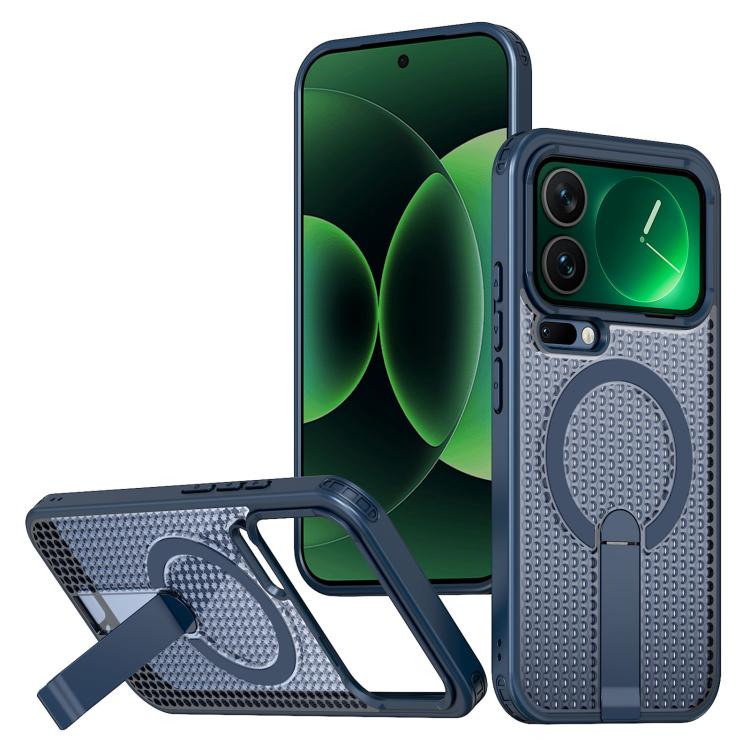 Kalebol Honeycomb Cooling MagSafe Holder Phone Case, For Xiaomi 17T Pro 5G, For Xiaomi 17T 5G, For Redmi Note 15 Pro 4G Global 163.2mm, For Xiaomi 17 Pro Max, For Redmi Note 15+ 5G Global 163.3mm, For Redmi Note 15 Pro 5G Global 163.6mm, For Xiaomi 17 ...