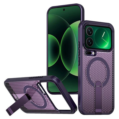 Kalebol Honeycomb Cooling MagSafe Holder Phone Case, For Xiaomi 17T Pro 5G, For Xiaomi 17T 5G, For Redmi Note 15 Pro 4G Global 163.2mm, For Xiaomi 17 Pro Max, For Redmi Note 15+ 5G Global 163.3mm, For Redmi Note 15 Pro 5G Global 163.6mm, For Xiaomi 17 ...