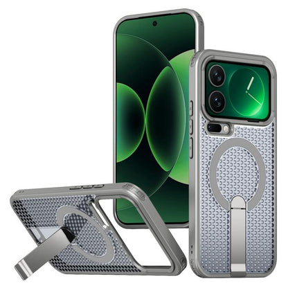 Kalebol Honeycomb Cooling MagSafe Holder Phone Case, For Xiaomi 17T Pro 5G, For Xiaomi 17T 5G, For Redmi Note 15 Pro 4G Global 163.2mm, For Xiaomi 17 Pro Max, For Redmi Note 15+ 5G Global 163.3mm, For Redmi Note 15 Pro 5G Global 163.6mm, For Xiaomi 17 ...