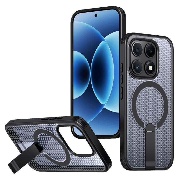 Kalebol Honeycomb Cooling MagSafe Holder Phone Case, For Xiaomi 17T Pro 5G, For Xiaomi 17T 5G, For Redmi Note 15 Pro 4G Global 163.2mm, For Xiaomi 17 Pro Max, For Redmi Note 15+ 5G Global 163.3mm, For Redmi Note 15 Pro 5G Global 163.6mm, For Xiaomi 17 ...