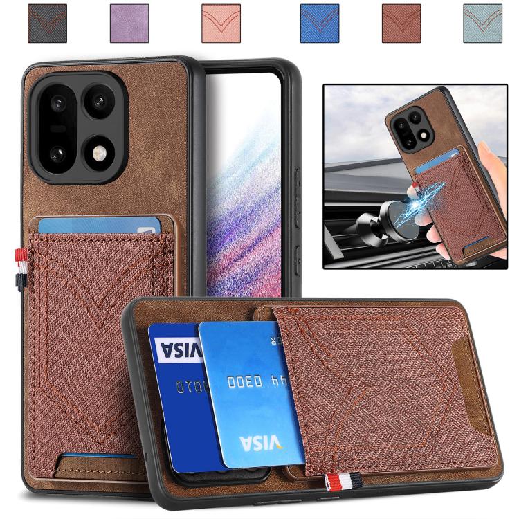 Denim Texture Leather Skin Phone Case with Card Slot, For OnePlus Ace 6 / 6T / 15R, For OnePlus 15