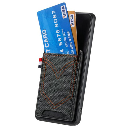 Denim Texture Leather Skin Phone Case with Card Slot, For OnePlus Ace 6 / 6T / 15R, For OnePlus 15