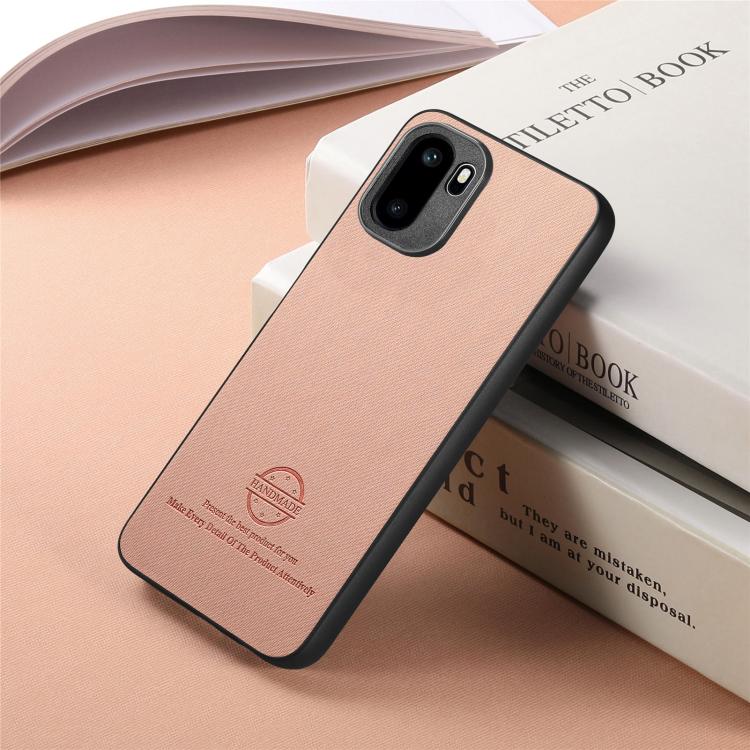Twill Fabric Leather Skin Back Phone Case, For OnePlus Ace 6 / 6T / 15R, For OnePlus 15