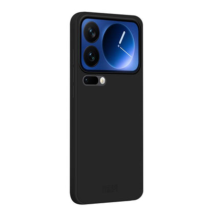 Black soft shell phone case with cutouts for camera and flash