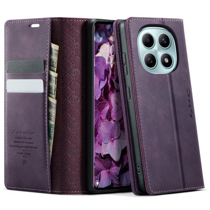 CaseMe 033 Calf Leather Lining Microfibre RFID Blocking Phone Case, For Redmi Note 17 4G / 5G Global 169.7mm, For Redmi Note 17 Pro Max Global 163.4mm, For Redmi Note 17 Pro+ Global 163.4mm, For Xiaomi 17T Pro 5G, For Xiaomi 17T 5G                     ...