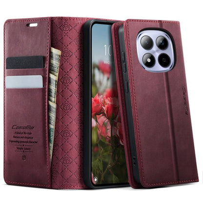 CaseMe 033 Calf Leather Lining Microfibre RFID Blocking Phone Case, For Redmi Note 17 4G / 5G Global 169.7mm, For Redmi Note 17 Pro Max Global 163.4mm, For Redmi Note 17 Pro+ Global 163.4mm, For Xiaomi 17T Pro 5G, For Xiaomi 17T 5G                     ...