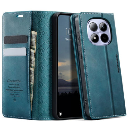 CaseMe 033 Calf Leather Lining Microfibre RFID Blocking Phone Case, For Redmi Note 17 4G / 5G Global 169.7mm, For Redmi Note 17 Pro Max Global 163.4mm, For Redmi Note 17 Pro+ Global 163.4mm, For Xiaomi 17T Pro 5G, For Xiaomi 17T 5G                     ...