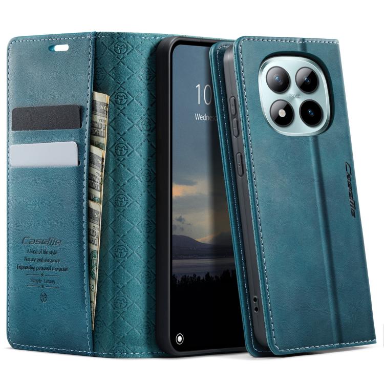 CaseMe 033 Calf Leather Lining Microfibre RFID Blocking Phone Case, For Redmi Note 17 4G / 5G Global 169.7mm, For Redmi Note 17 Pro Max Global 163.4mm, For Redmi Note 17 Pro+ Global 163.4mm, For Xiaomi 17T Pro 5G, For Xiaomi 17T 5G                     ...
