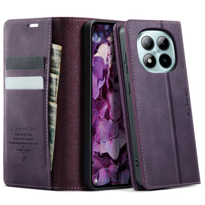 CaseMe 033 Calf Leather Lining Microfibre RFID Blocking Phone Case, For Redmi Note 17 4G / 5G Global 169.7mm, For Redmi Note 17 Pro Max Global 163.4mm, For Redmi Note 17 Pro+ Global 163.4mm, For Xiaomi 17T Pro 5G, For Xiaomi 17T 5G                     ...