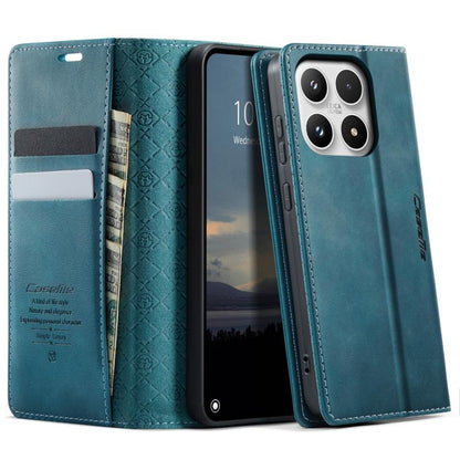 CaseMe 033 Calf Leather Lining Microfibre RFID Blocking Phone Case, For Redmi Note 17 4G / 5G Global 169.7mm, For Redmi Note 17 Pro Max Global 163.4mm, For Redmi Note 17 Pro+ Global 163.4mm, For Xiaomi 17T Pro 5G, For Xiaomi 17T 5G                     ...