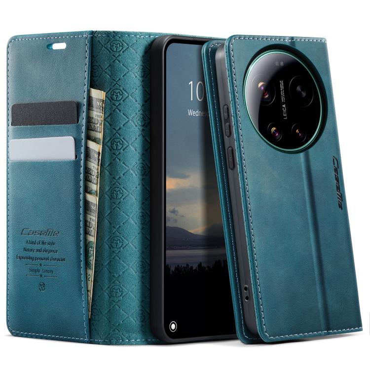 CaseMe 033 Calf Leather Lining Microfibre RFID Blocking Phone Case, For Redmi Note 17 4G / 5G Global 169.7mm, For Redmi Note 17 Pro Max Global 163.4mm, For Redmi Note 17 Pro+ Global 163.4mm, For Xiaomi 17T Pro 5G, For Xiaomi 17T 5G                     ...