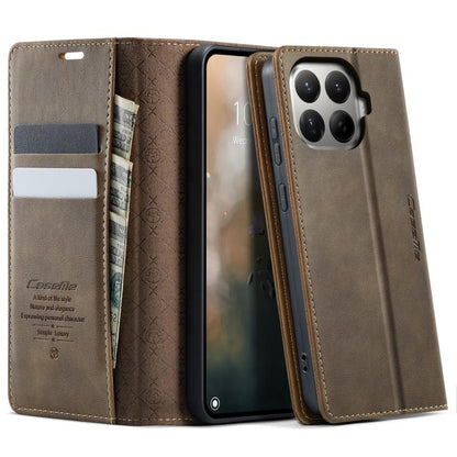 CaseMe 033 Calf Leather Lining Microfibre RFID Blocking Phone Case, For Redmi Note 17 4G / 5G Global 169.7mm, For Redmi Note 17 Pro Max Global 163.4mm, For Redmi Note 17 Pro+ Global 163.4mm, For Xiaomi 17T Pro 5G, For Xiaomi 17T 5G                     ...