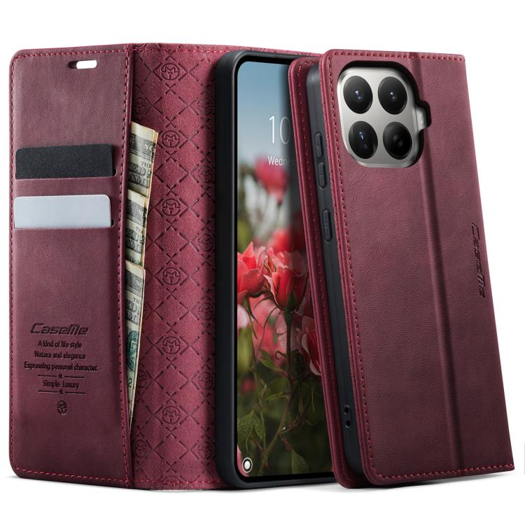 CaseMe 033 Calf Leather Lining Microfibre RFID Blocking Phone Case, For Redmi Note 17 4G / 5G Global 169.7mm, For Redmi Note 17 Pro Max Global 163.4mm, For Redmi Note 17 Pro+ Global 163.4mm, For Xiaomi 17T Pro 5G, For Xiaomi 17T 5G                     ...