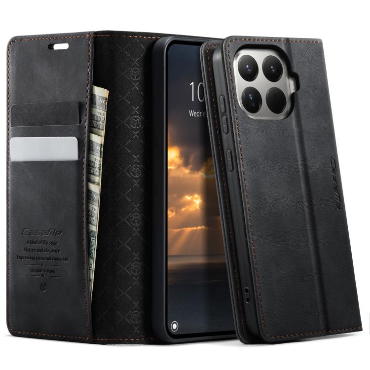 CaseMe 033 Calf Leather Lining Microfibre RFID Blocking Phone Case, For Redmi Note 17 4G / 5G Global 169.7mm, For Redmi Note 17 Pro Max Global 163.4mm, For Redmi Note 17 Pro+ Global 163.4mm, For Xiaomi 17T Pro 5G, For Xiaomi 17T 5G                     ...