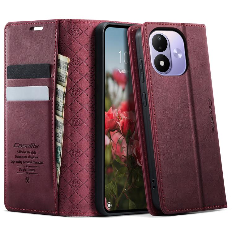 CaseMe 033 Calf Leather Lining Microfibre RFID Blocking Phone Case, For Redmi Note 17 4G / 5G Global 169.7mm, For Redmi Note 17 Pro Max Global 163.4mm, For Redmi Note 17 Pro+ Global 163.4mm, For Xiaomi 17T Pro 5G, For Xiaomi 17T 5G                     ...