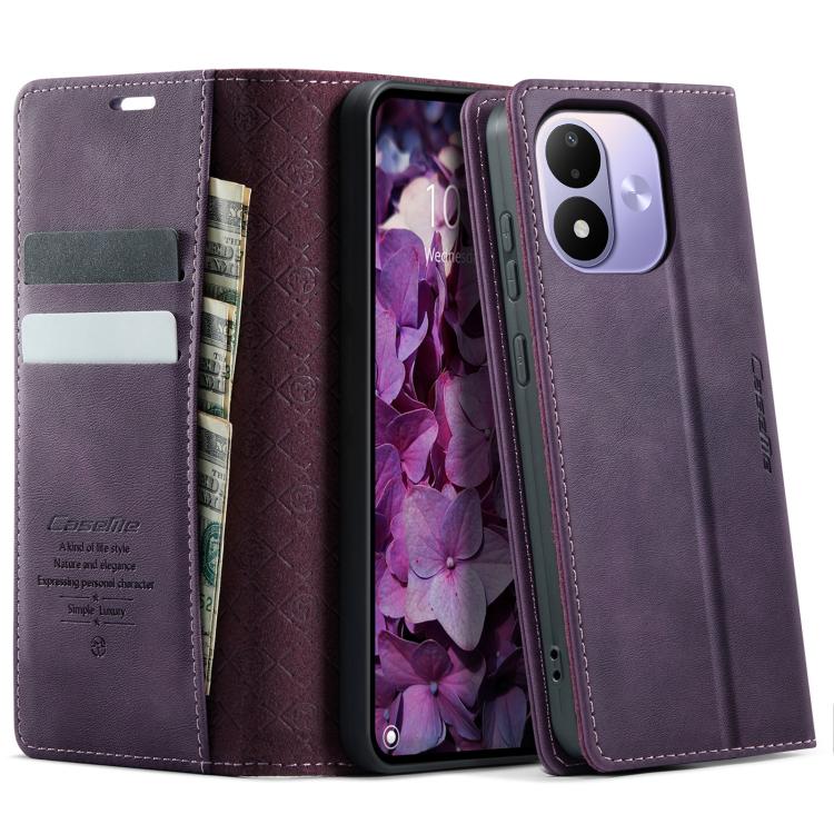 CaseMe 033 Calf Leather Lining Microfibre RFID Blocking Phone Case, For Redmi Note 17 4G / 5G Global 169.7mm, For Redmi Note 17 Pro Max Global 163.4mm, For Redmi Note 17 Pro+ Global 163.4mm, For Xiaomi 17T Pro 5G, For Xiaomi 17T 5G                     ...