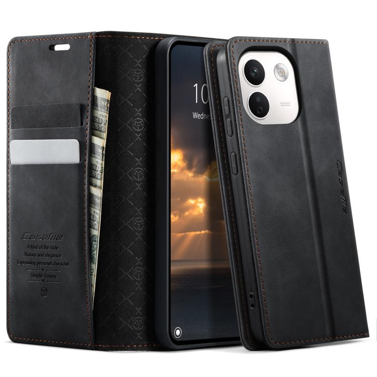 CaseMe 033 Calf Leather Lining Microfibre RFID Blocking Phone Case, For Redmi Note 17 4G / 5G Global 169.7mm, For Redmi Note 17 Pro Max Global 163.4mm, For Redmi Note 17 Pro+ Global 163.4mm, For Xiaomi 17T Pro 5G, For Xiaomi 17T 5G                     ...