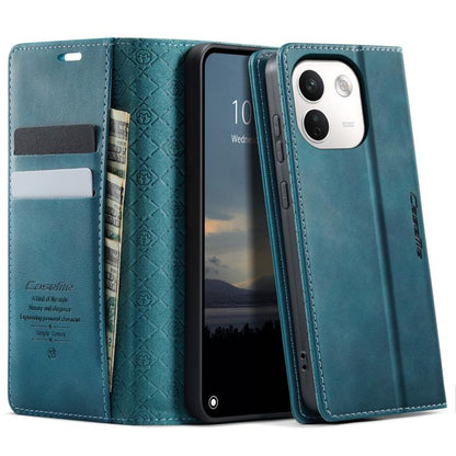 CaseMe 033 Calf Leather Lining Microfibre RFID Blocking Phone Case, For Redmi Note 17 4G / 5G Global 169.7mm, For Redmi Note 17 Pro Max Global 163.4mm, For Redmi Note 17 Pro+ Global 163.4mm, For Xiaomi 17T Pro 5G, For Xiaomi 17T 5G                     ...