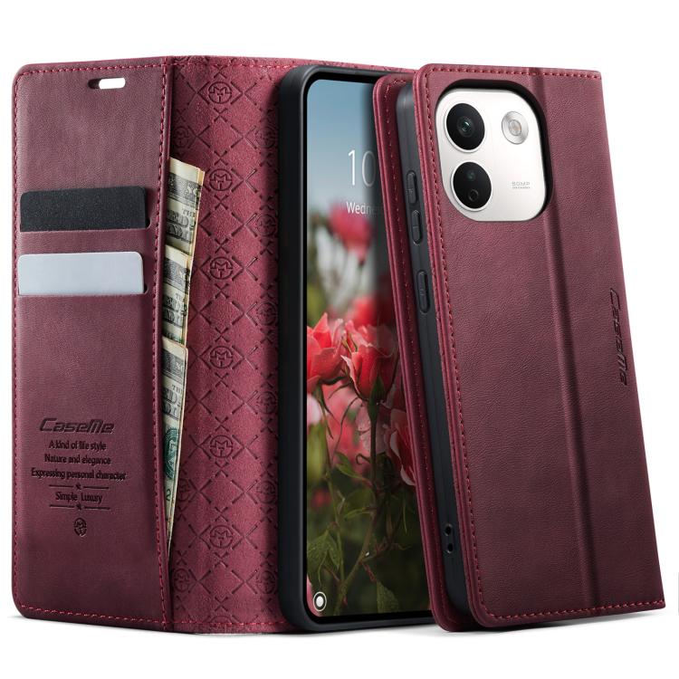 CaseMe 033 Calf Leather Lining Microfibre RFID Blocking Phone Case, For Redmi Note 17 4G / 5G Global 169.7mm, For Redmi Note 17 Pro Max Global 163.4mm, For Redmi Note 17 Pro+ Global 163.4mm, For Xiaomi 17T Pro 5G, For Xiaomi 17T 5G                     ...